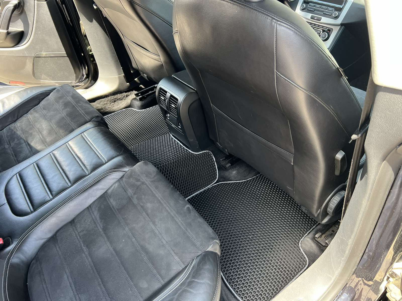 EVA Floor Mats (Honeycomb, Black) for Volkswagen Passat СС 2008-2017 - image 4
