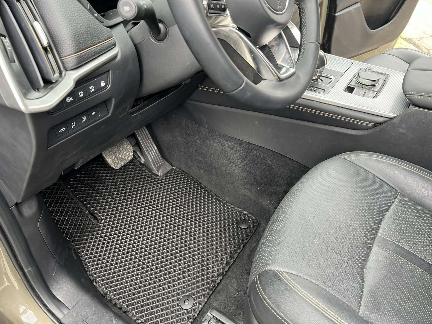 EVA Floor Mats (Black) for Mazda CX-70 2024- yy - image 1