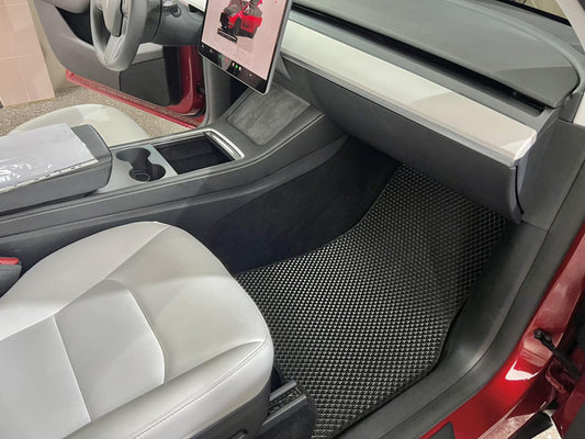 EVA Floor Mats (5-Seater, Black) for Tesla Model Y 2020- - image 2