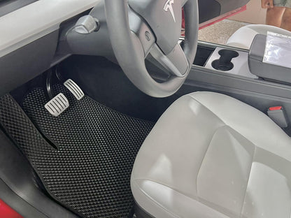 EVA Floor Mats (5-Seater, Black) for Tesla Model Y 2020- - image 1