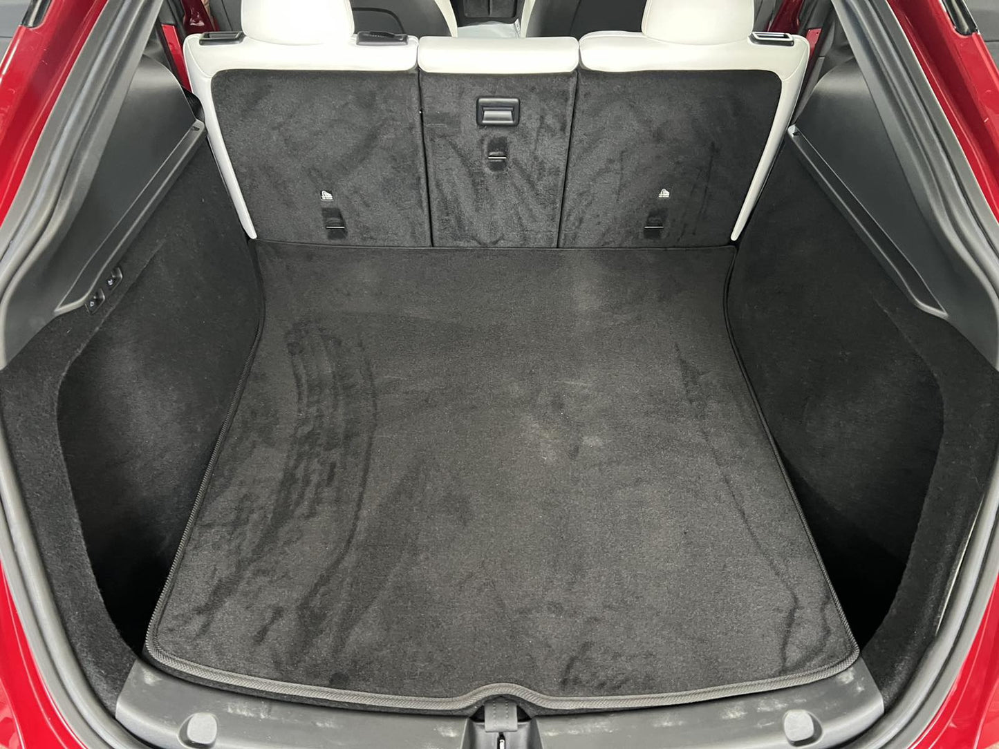 Trunk Mat Textile Classic (5-Seater, Black) for Tesla Model Y 2020- - image 1