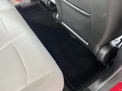 Textile Floor Mats Premium (5-Seater, Black) for Tesla Model Y 2020- - image 3