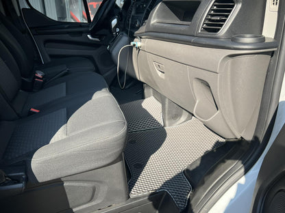 EVA Floor Mats (Front, Gray) for Ford Custom 2013-2022 - image 5