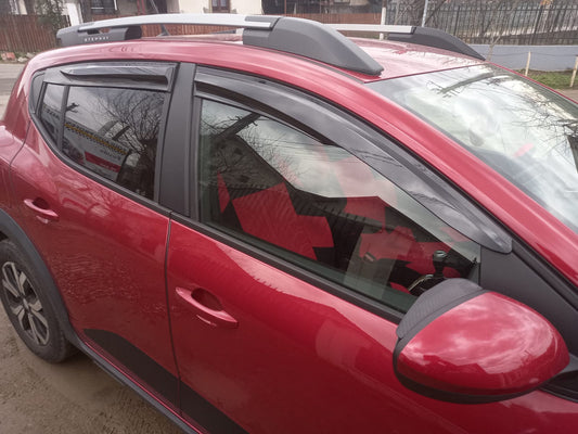 Window Deflectors (4 pcs, Sunplex Sport) for Dacia Sandero 2021- - image 2