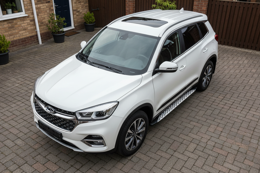 Side Steps Shining (2 pcs, Aluminum) for Chery Tiggo 8 2017- - image 1